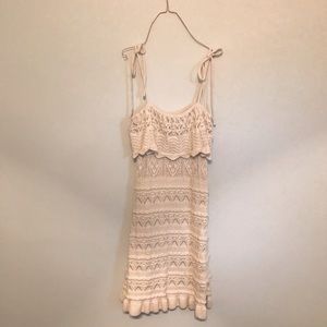 Zara crochet midi dress, S